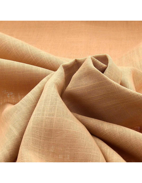 Tecido de linho viscose - Bege dourado