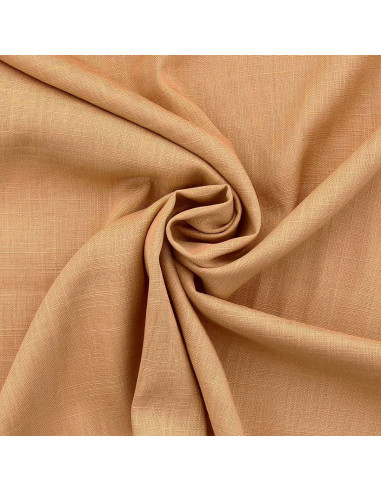 Tecido de linho viscose - Bege dourado