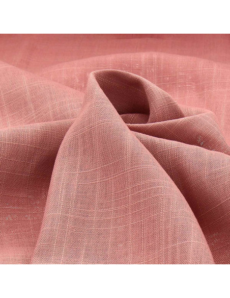 Tecido linho viscose - Rosa antigo