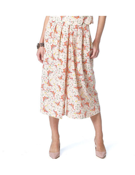 Molde de saia-calça - Butterick 6178