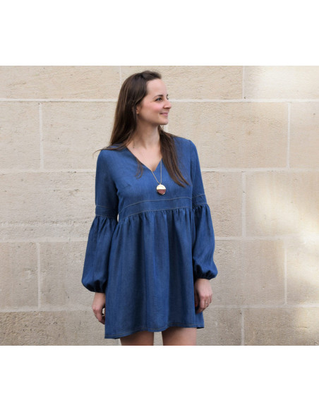 Molde de vestido Phoebe - Anna Rose patterns