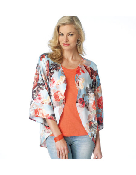 Molde de quimono - Butterick 6176