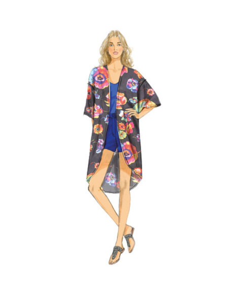 Molde de quimono - Butterick 6176