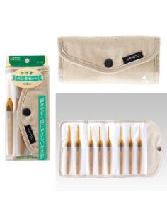 Conjunto de agulhas de crochê Clover Soft Touch