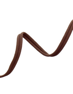 Cordão duplo de vivo coberto mate - Castanho