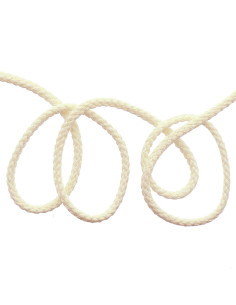 Cordão de moletom liso - Creme