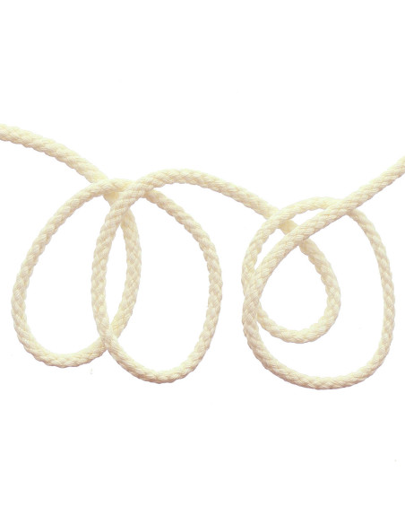 Cordão de moletom liso - Creme