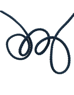 Cordão de moletom liso - Azul marinho