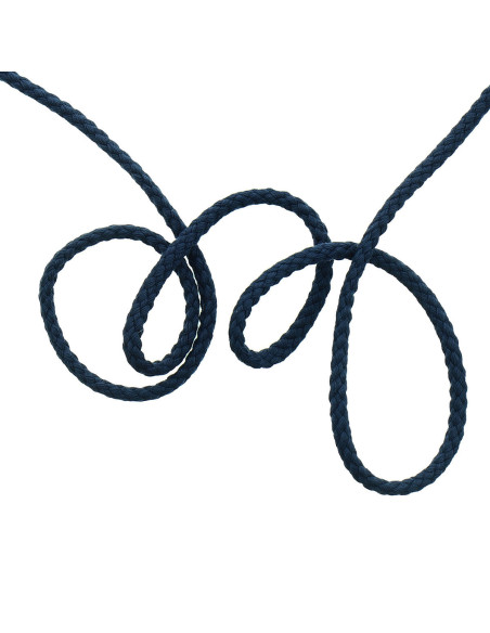 Cordão de moletom liso - Azul marinho