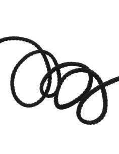 Cordão de moletom liso - Preto