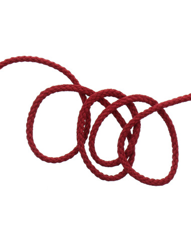 Cordão de moletom liso - Vermelho