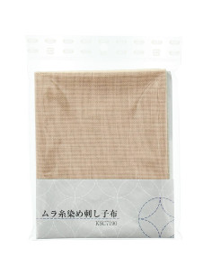 Cupão de tecido sashiko 50 cm x 55 cm - Natural 2
