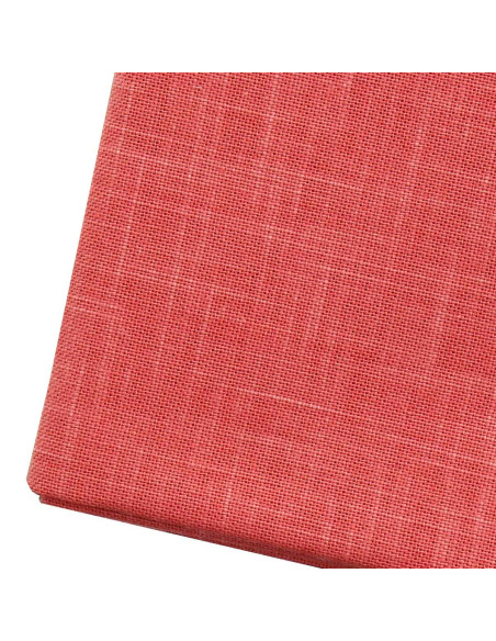 Cupão de tecido sashiko 50 cm x 55 cm - Coral