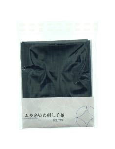 Cupão de tecido sashiko 50 cm x 55 cm - Azul marinho 2