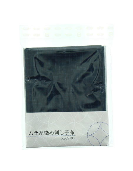 Cupão de tecido sashiko 50 cm x 55 cm - Azul marinho