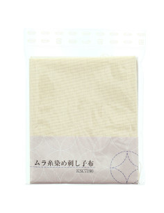 Cupão de tecido sashiko 50 cm x 55 cm - Cru 2