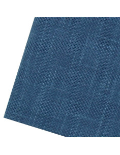 Cupão de tecido sashiko 50 cm x 55 cm - Azul real