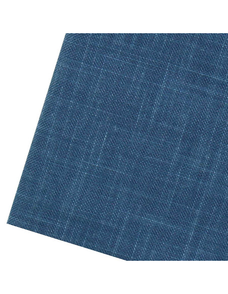Cupão de tecido sashiko 50 cm x 55 cm - Azul real