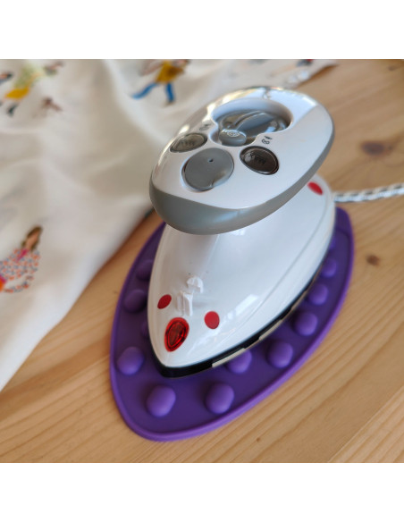 Descanso para ferro mini em silicone Rascol - Violeta