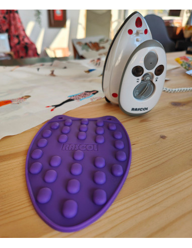 Descanso para ferro mini em silicone Rascol - Violeta