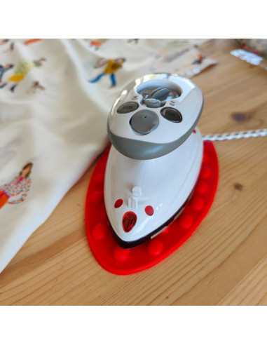 Descanso para ferro mini em silicone Rascol - Coral