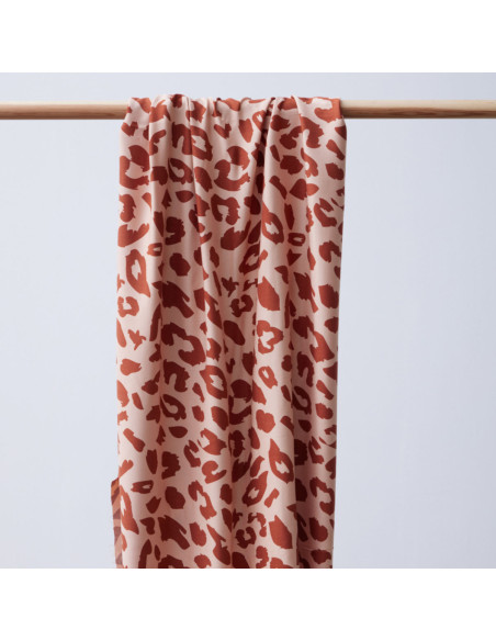 Tecido sarja viscose - Urban Leo Rose