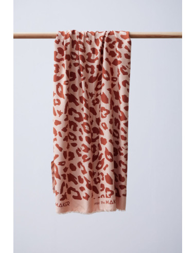 Tecido sarja viscose - Urban Leo Rose