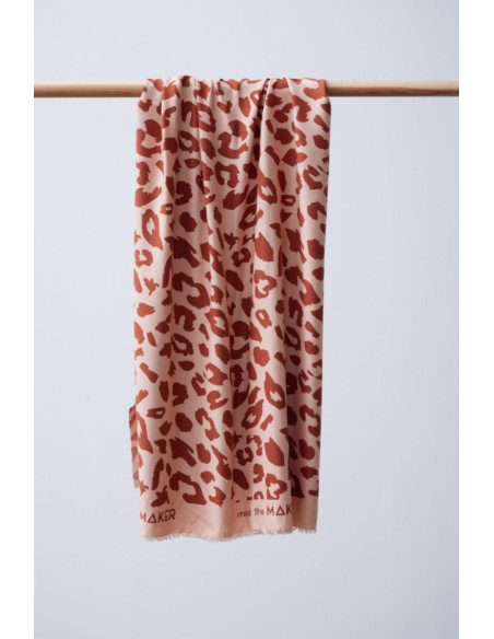 Tecido sarja viscose - Urban Leo Rose