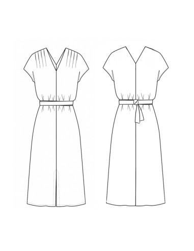 Padrão de vestido Transat - Maison Fauve