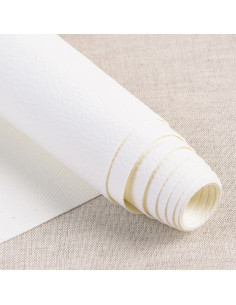 Cupão semelhante Karla 140 cm x 50 cm - Branco