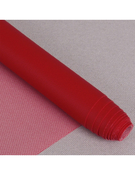 Cupão semelhante Karla 140 cm x 50 cm - Vermelho