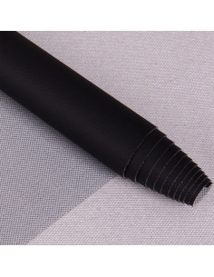 Cupão semelhante Karla 140 cm x 50 cm - Preto