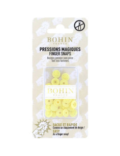 Botões de pressão mágicos sem alicate 9 mm - Amarelo