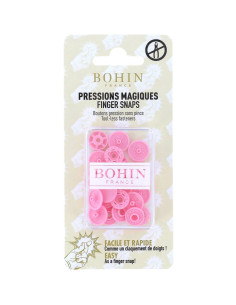 Botões de pressão mágicos sem alicate 13 mm - Rosa