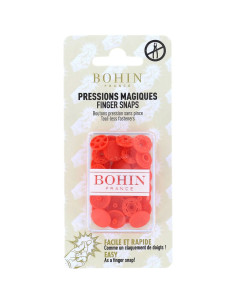 Botões de pressão mágicos sem alicate 13 mm - Laranja