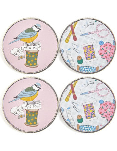 Conjunto de 4 pesos para costura - Pássaros 2