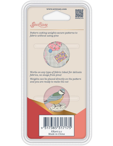 Conjunto de 2 pesos para costura - Pássaros