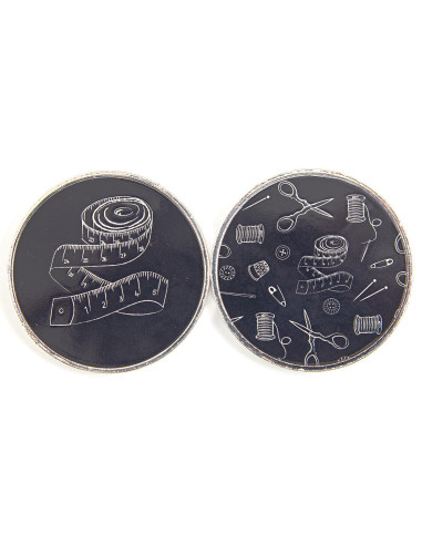 Conjunto de 2 pesos para costura - Preto