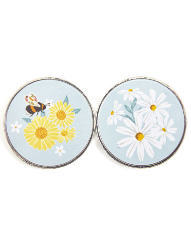 Conjunto de 2 pesos para costura - Margaridas