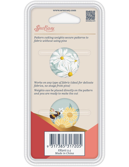 Conjunto de 2 pesos para costura - Margaridas