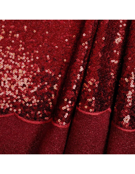 Tecido de lantejoulas - Vermelho