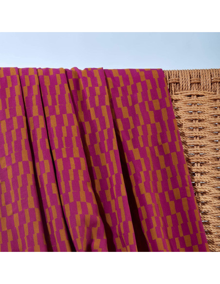 Tecido viscose Domino Dahlia - Atelier Brunette