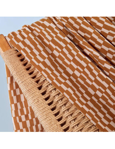 Tecido viscose Domino Ocre - Atelier Brunette