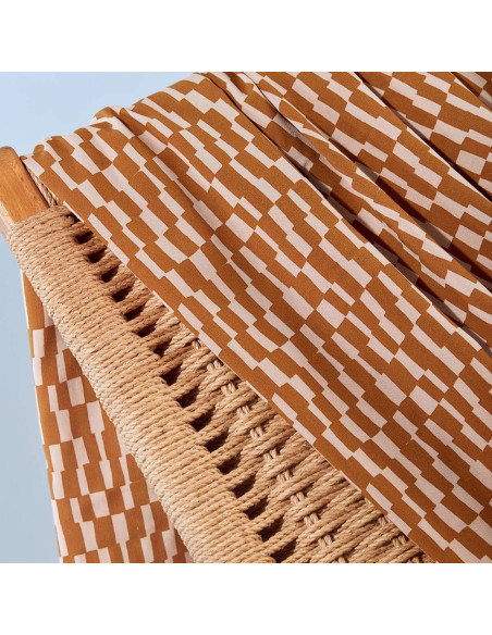 Tecido viscose Domino Ocre - Atelier Brunette