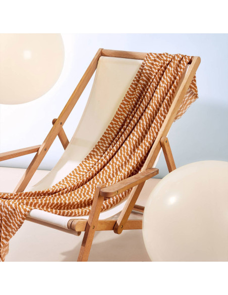 Tecido viscose Domino Ocre - Atelier Brunette