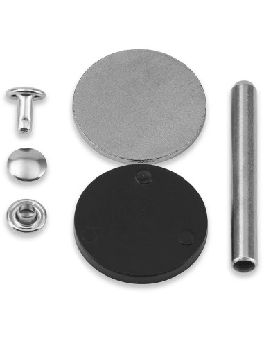 Conjunto de 25 rebites tubulares 3-4 mm prata VARIO Creative Tool