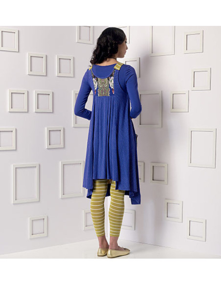 Padrão de blusa, vestido e collants - Vogue 9108