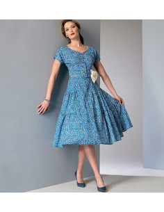 Molde de vestido e cinto - Vogue 9106 2