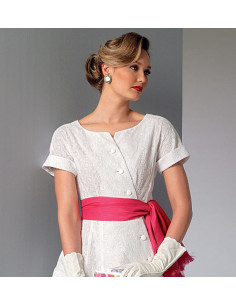 Molde de vestido e cinto - Vogue 9105 2