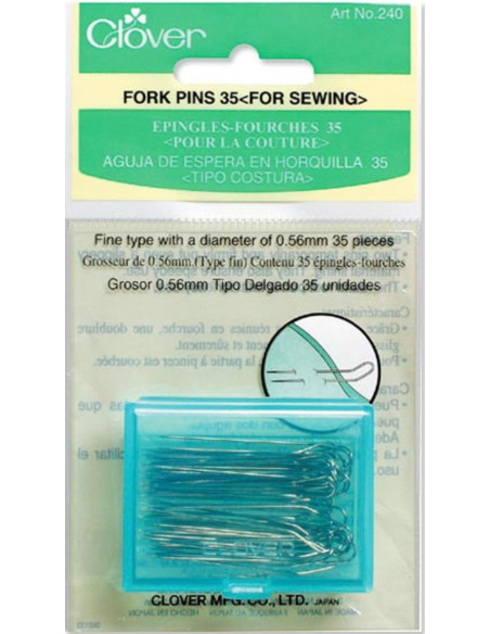 Caixa de 35 alfinetes de cabelo Clover